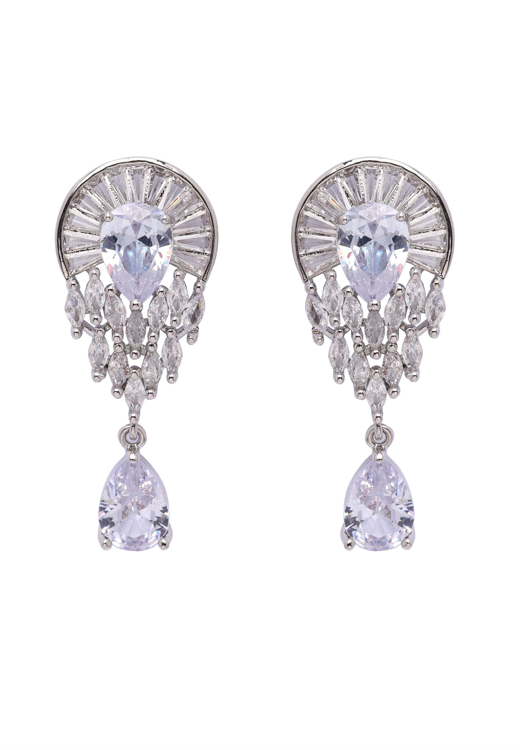 Sparkling Teardrop Earrings