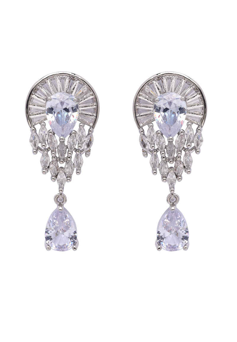 Sparkling Teardrop Earrings