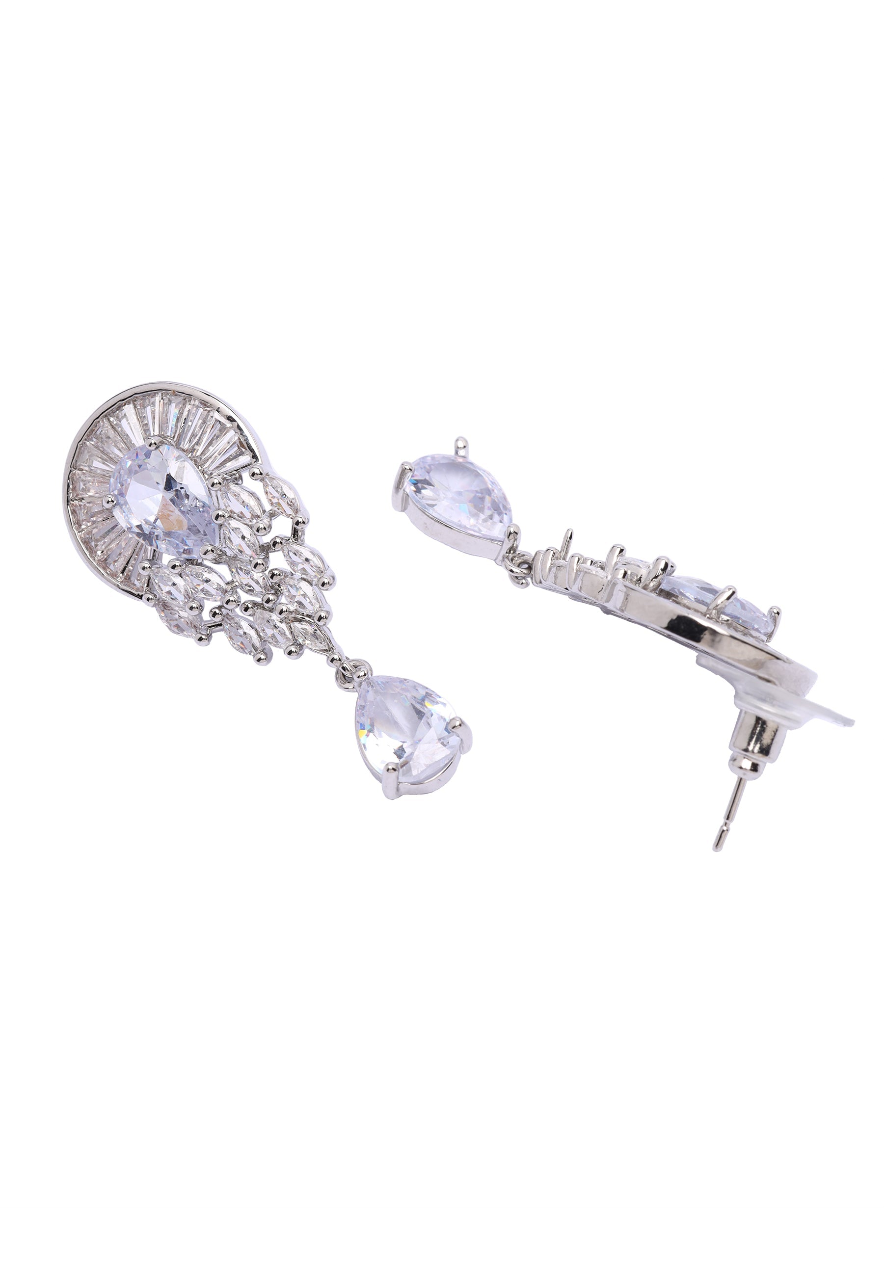 Sparkling Teardrop Earrings