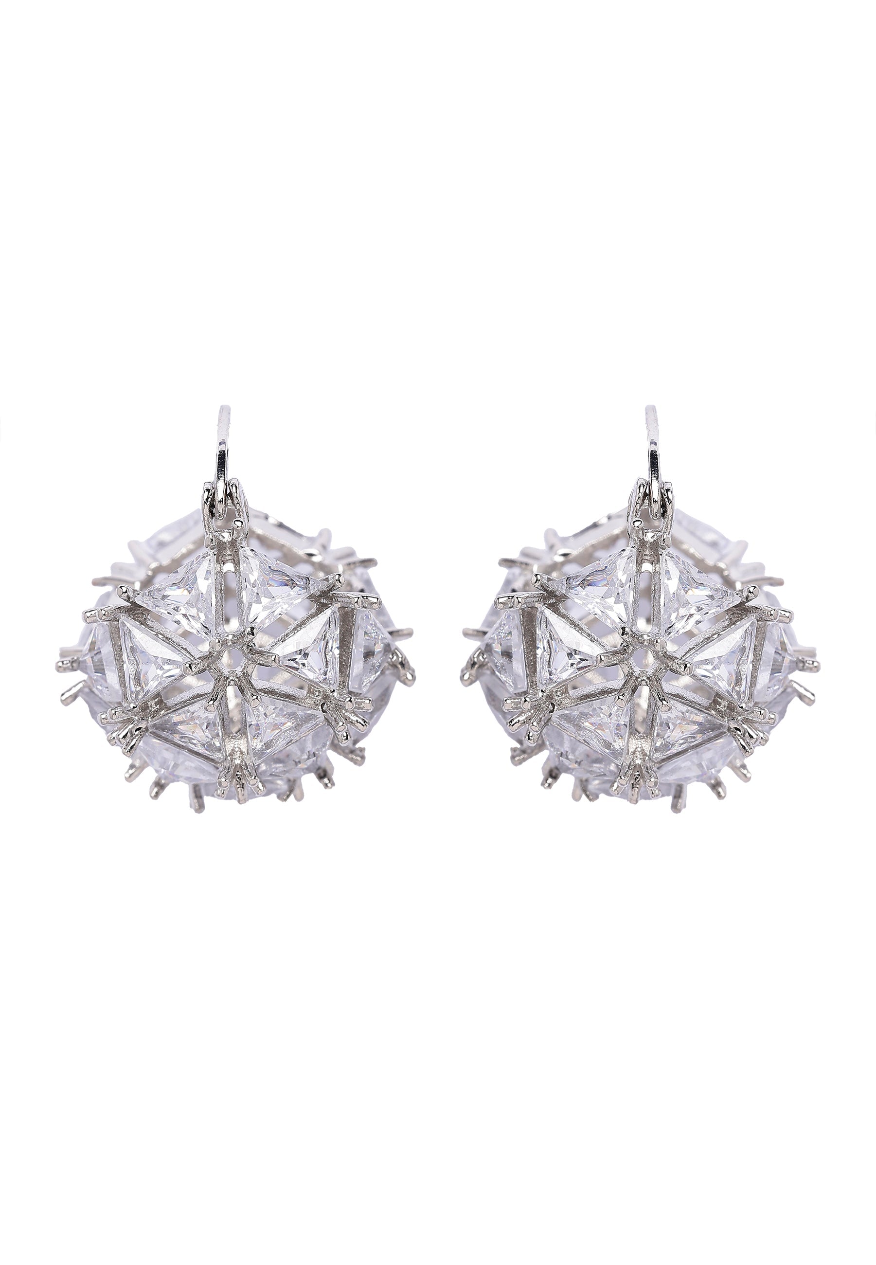 Starlight Cluster Drop Earrings
