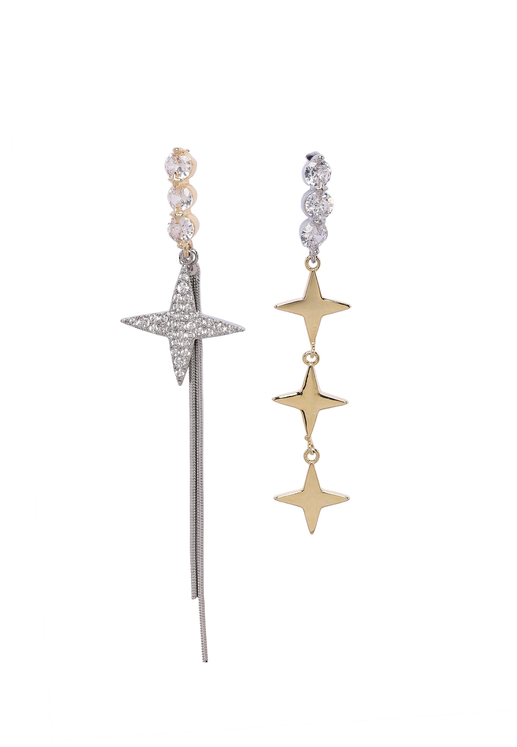 Starry Elegance Dangle Earrings