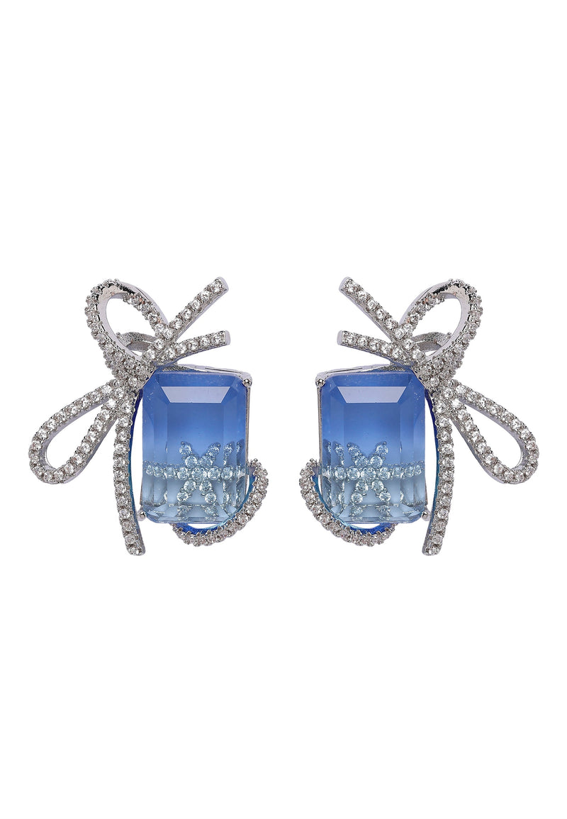 Unique Bow Tie Stud Earrings
