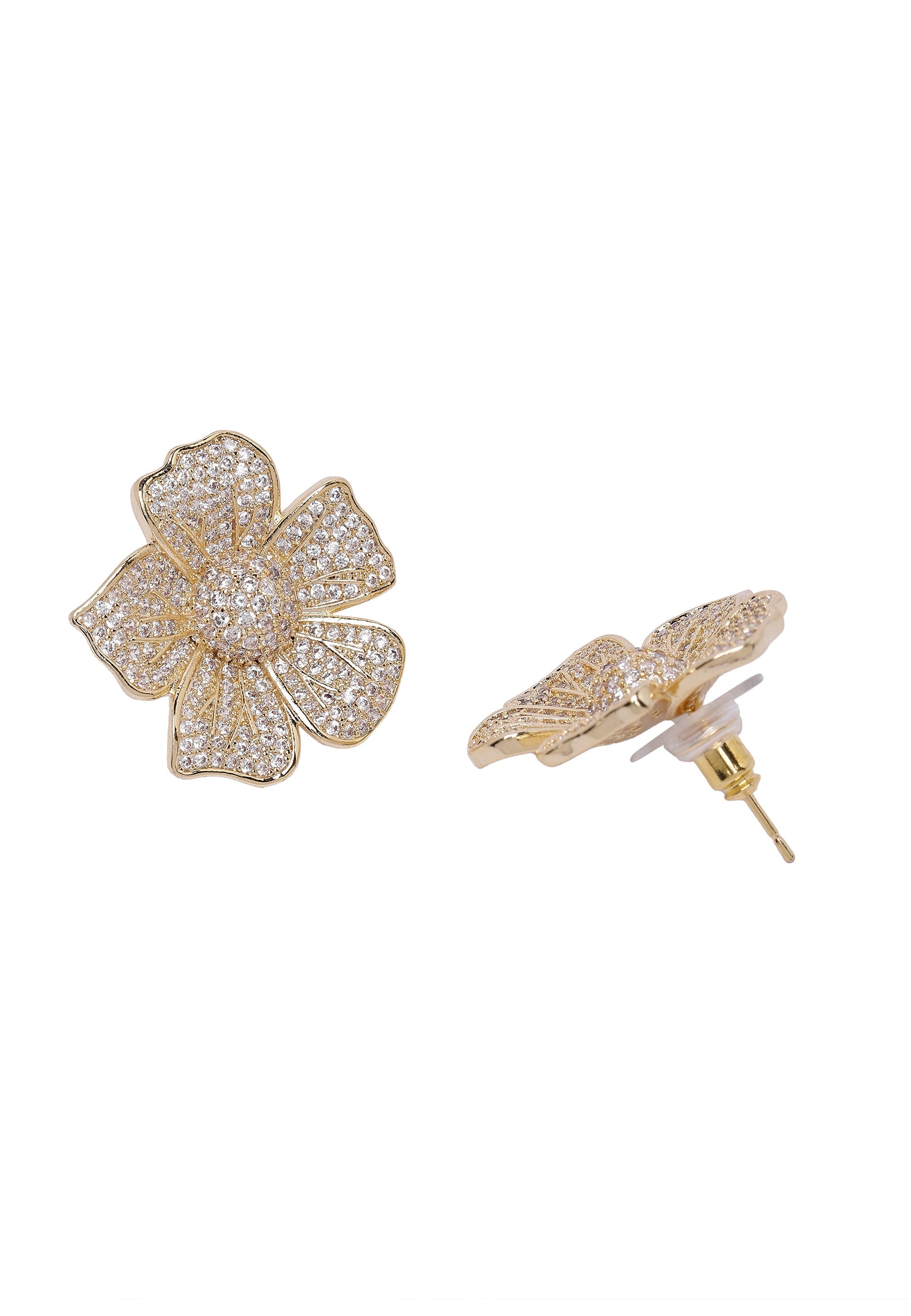 Radiant Floral Stud Earrings