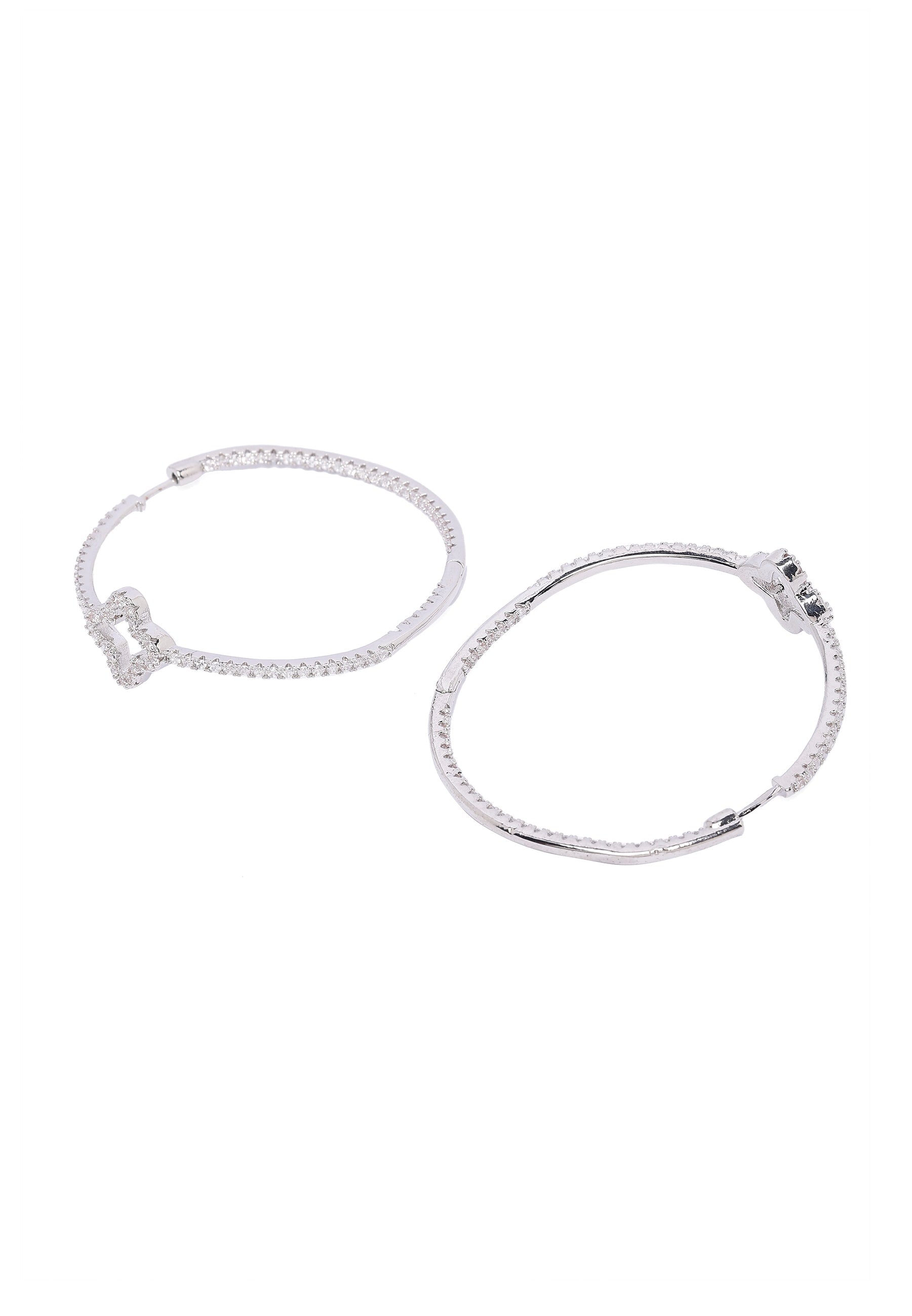 Clover Hoop Earrings