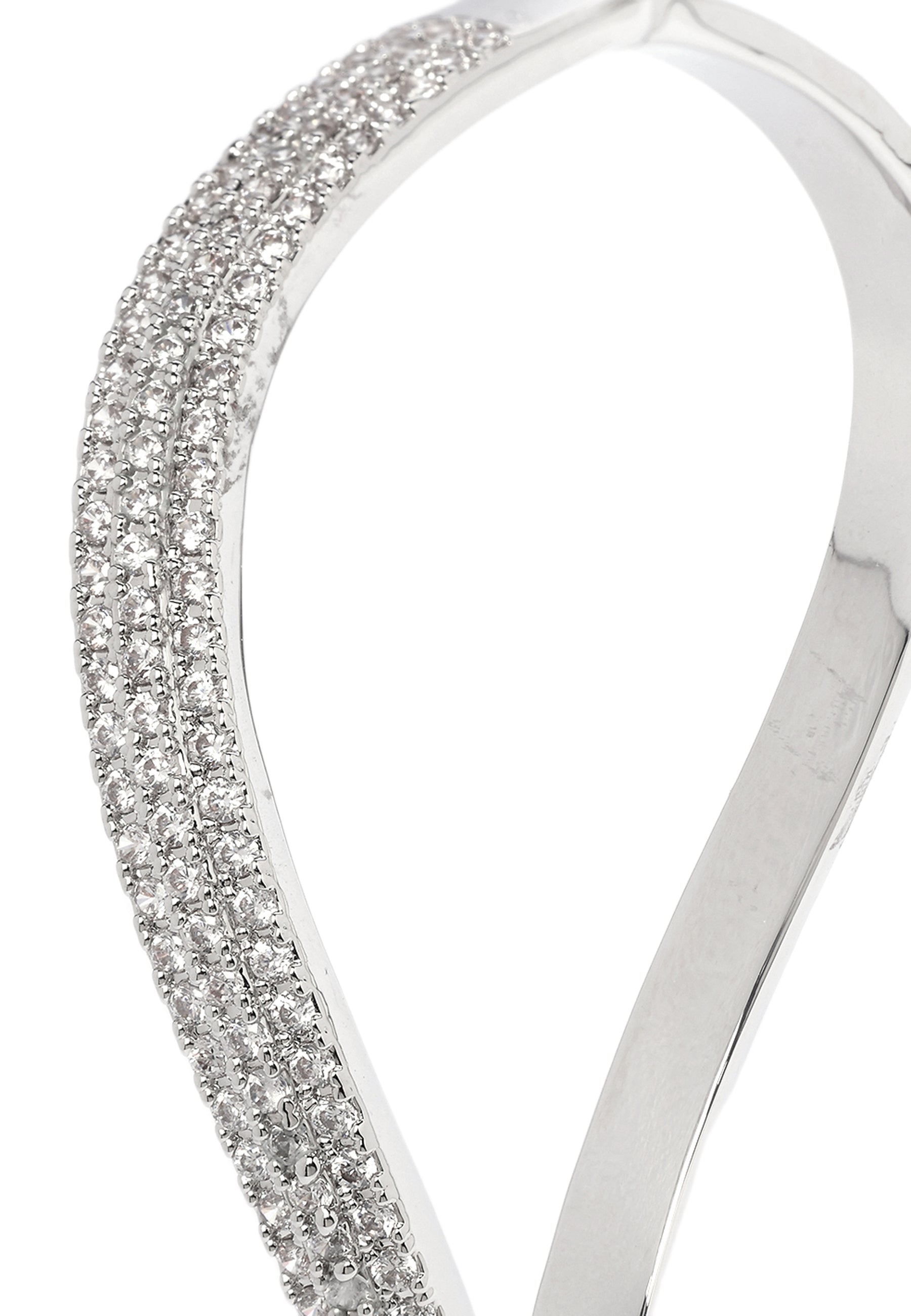 Silver Glow cuff bangle