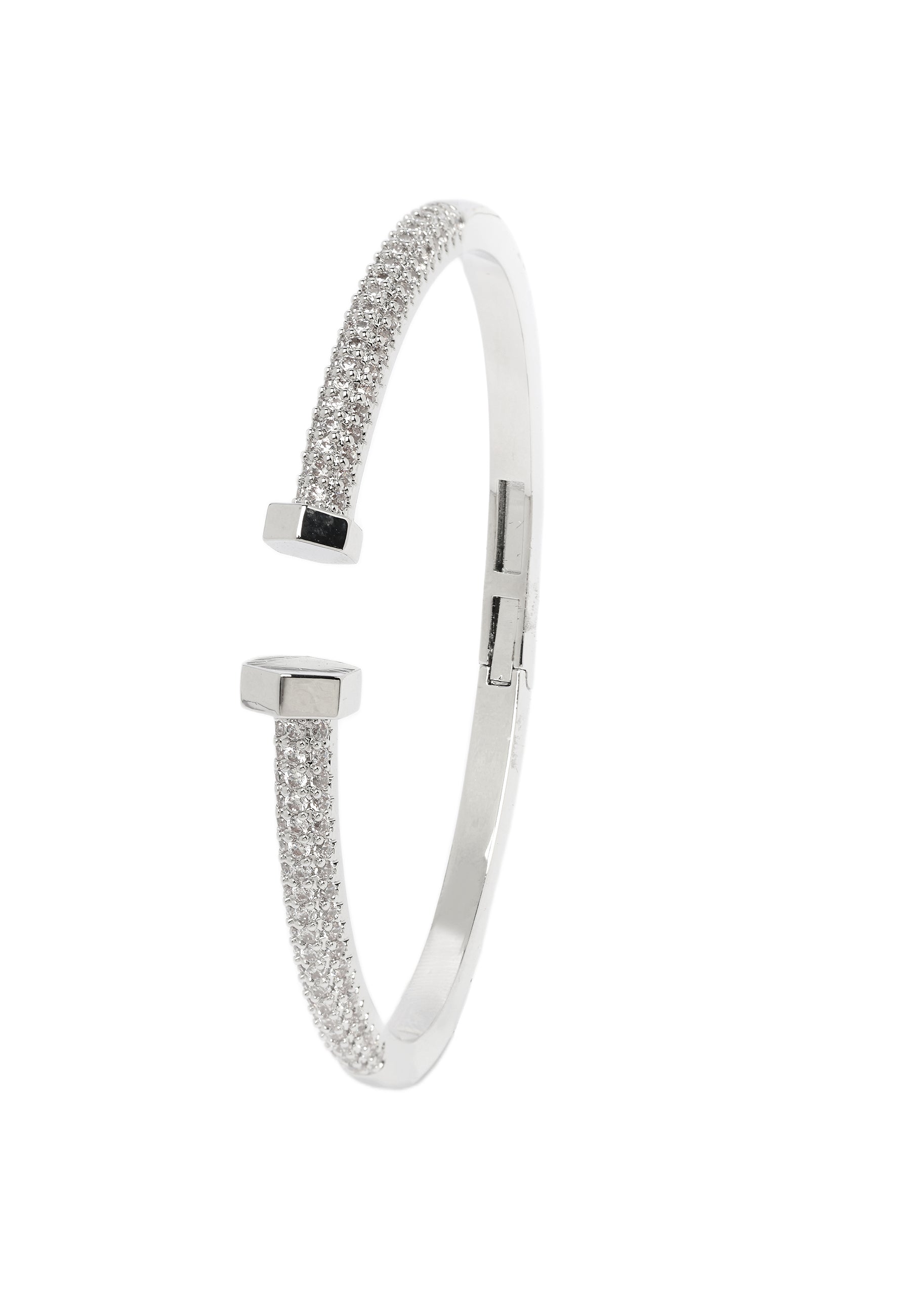 Silver Dazzling Bangle