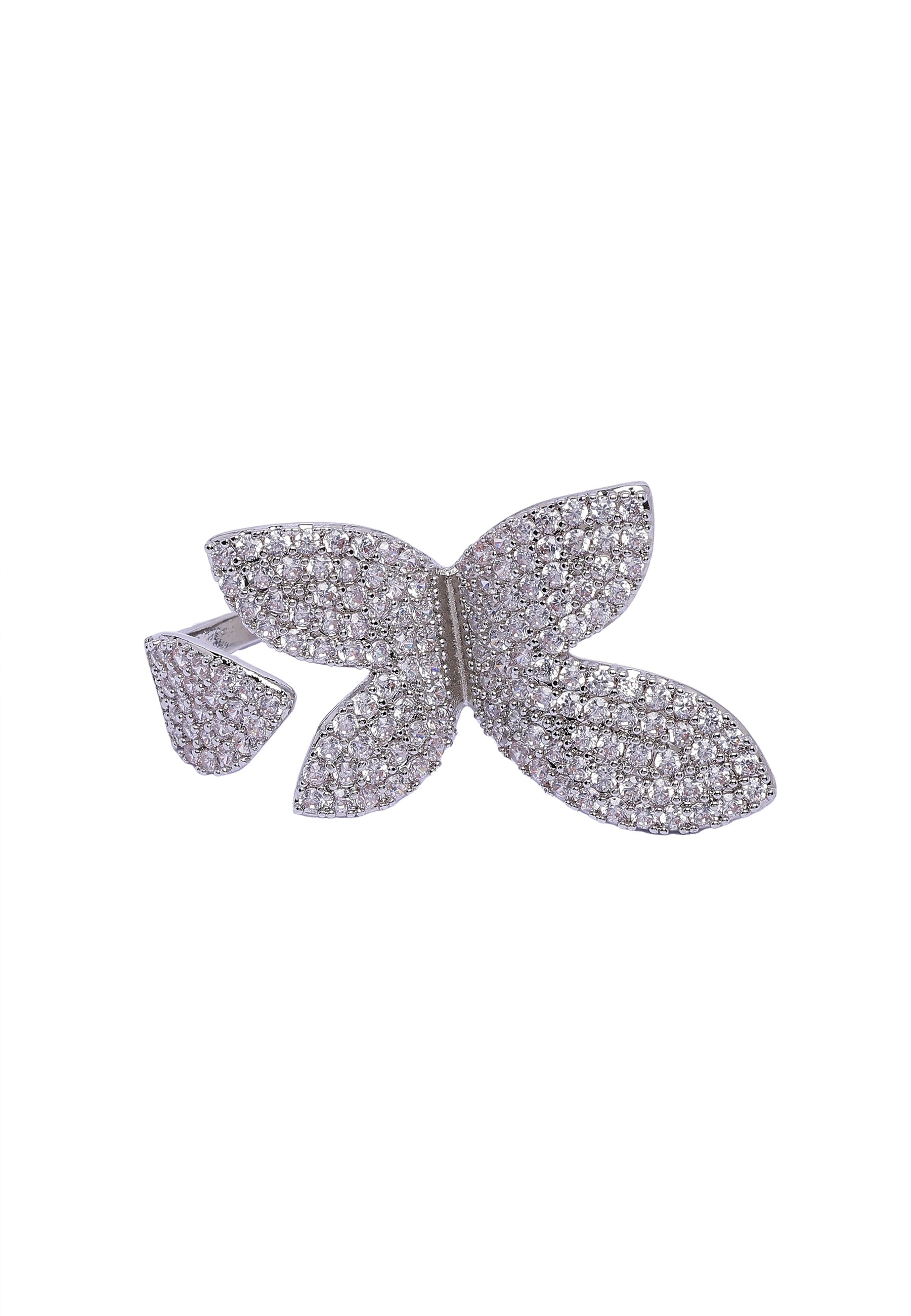 Silver Butterfly Ring