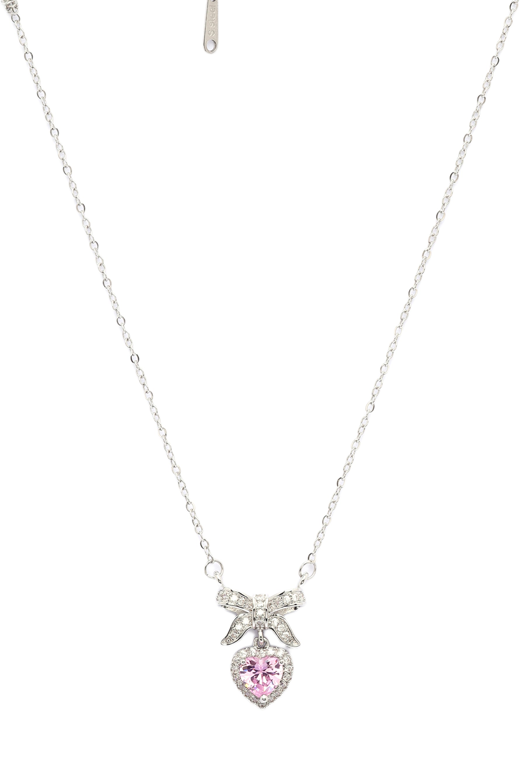 Bow of Hearts Necklace
