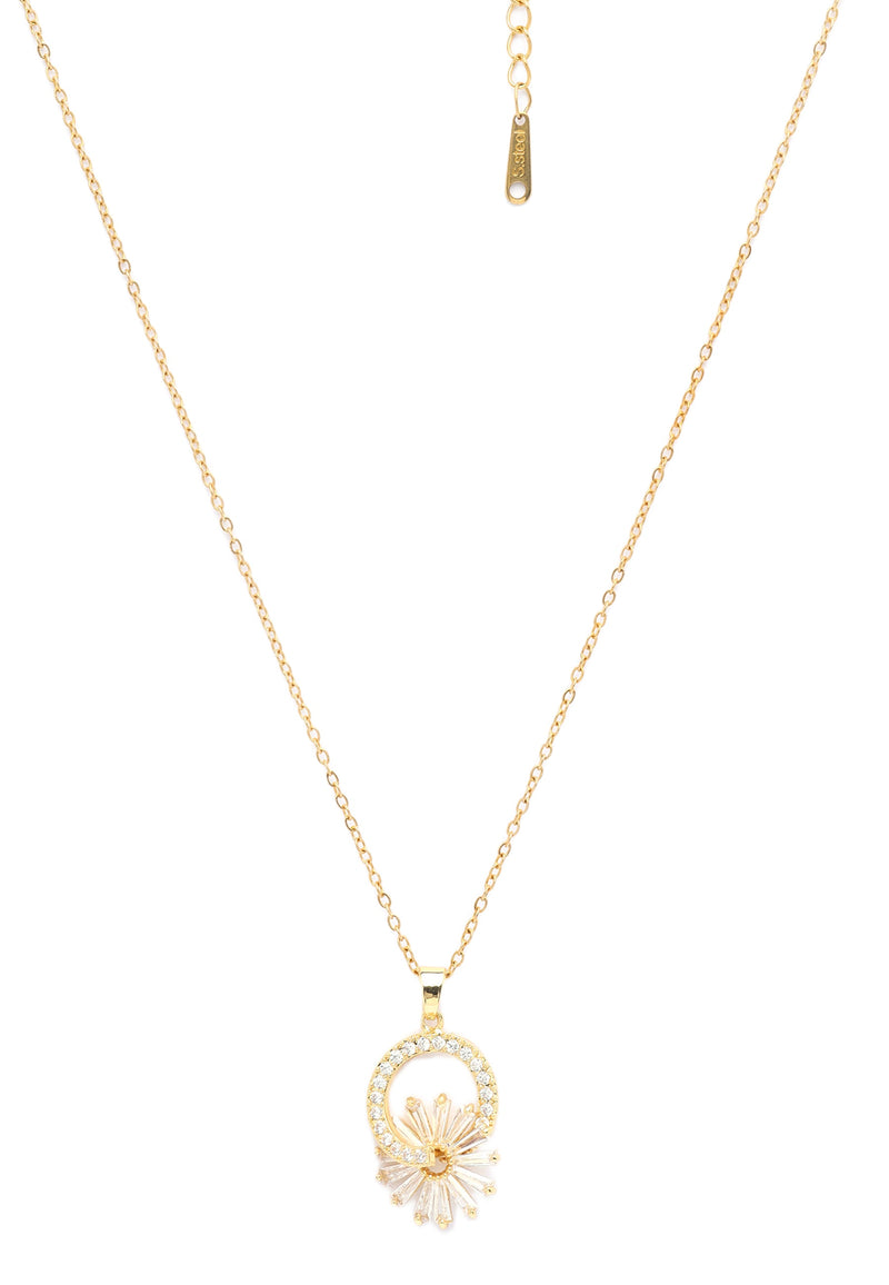 Golden Sunburst Necklace