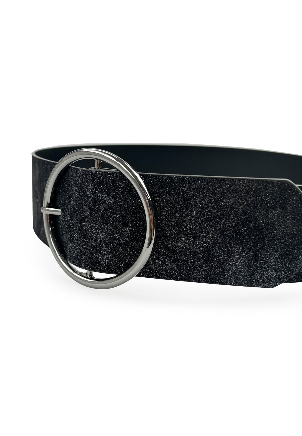 Sparkle Round Buckle Belt