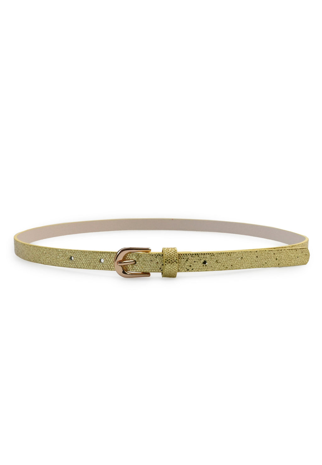 Sleek Snake Print Belt