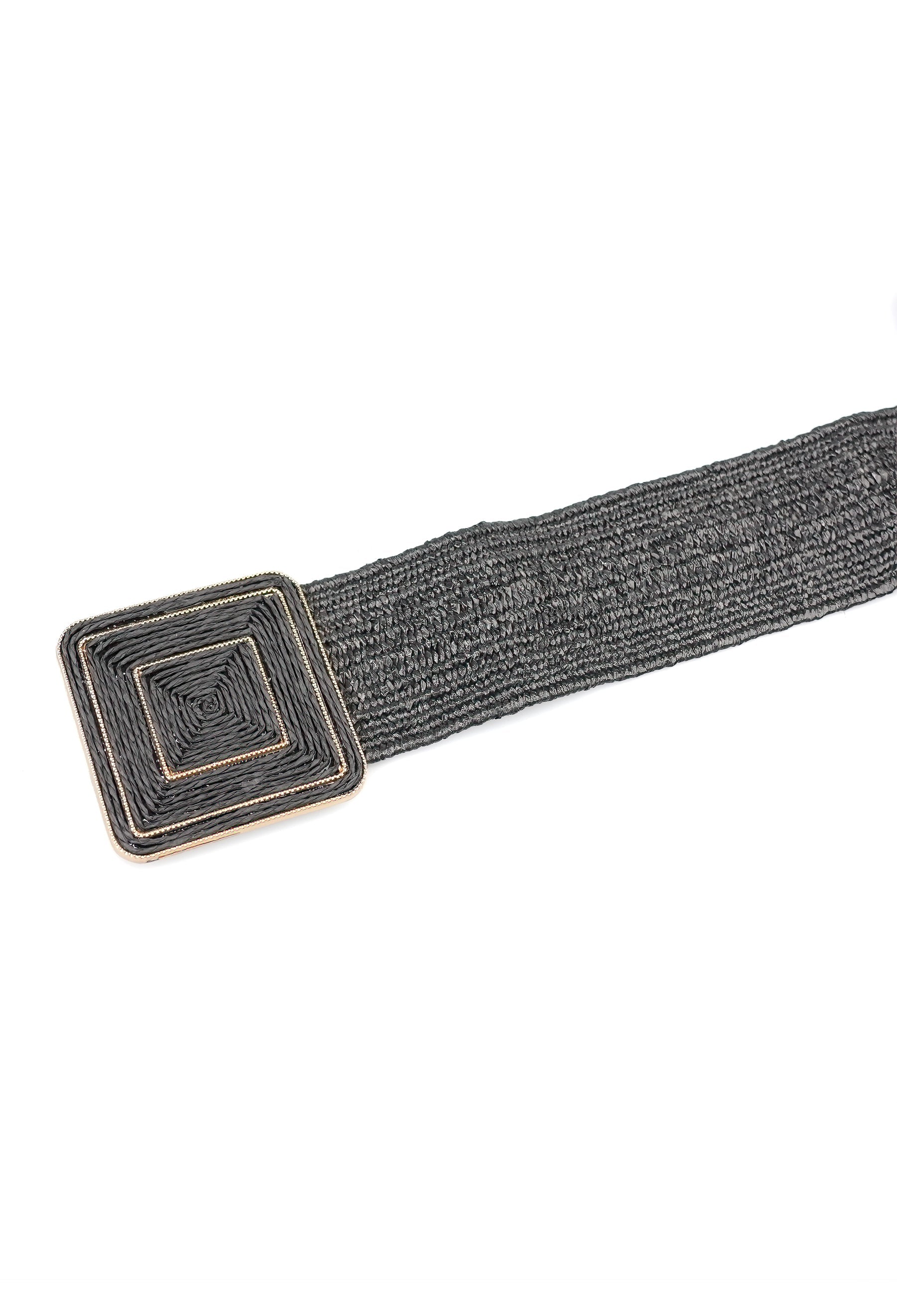 Chic Black Hook Buckle Belt