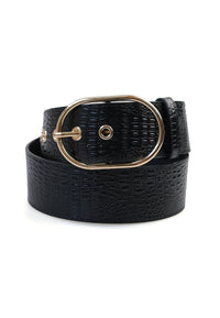 Snake Print Classy Leather Belt