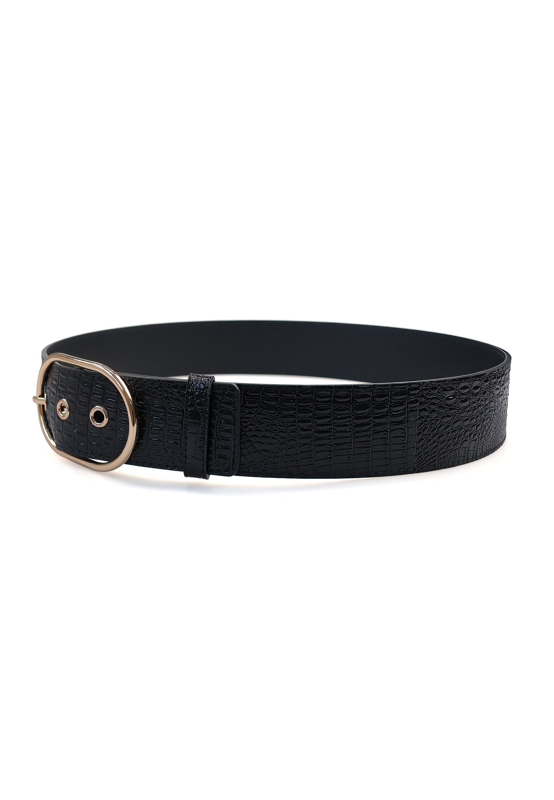 Snake Print Classy Leather Belt