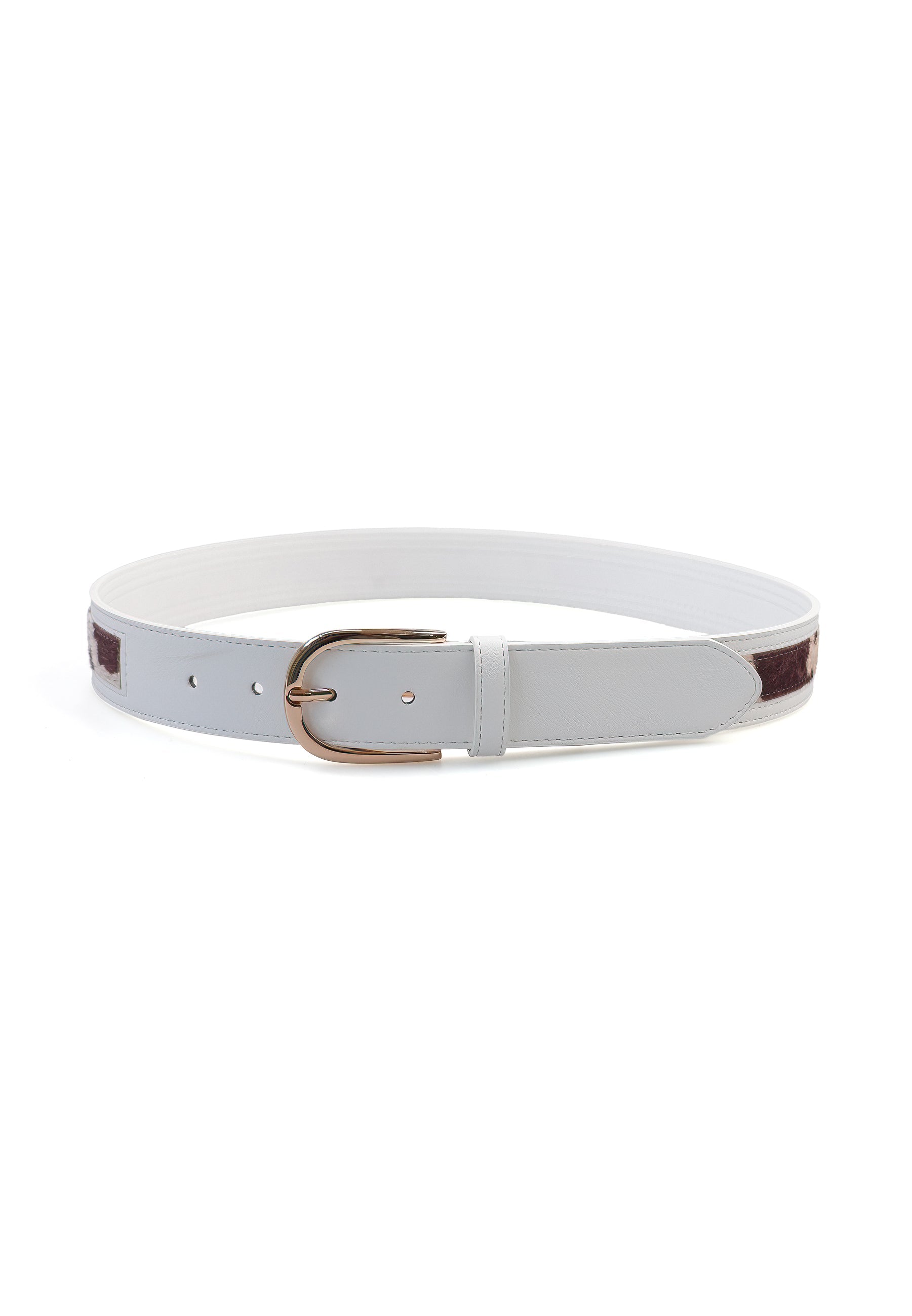 Dual Pattern Snake Print Belt