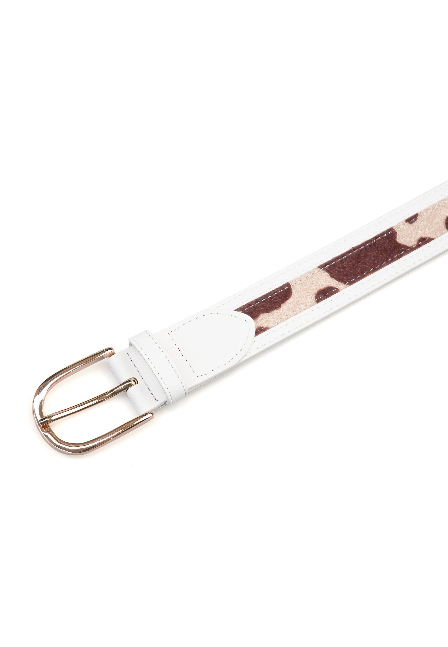 Dual Pattern Snake Print Belt