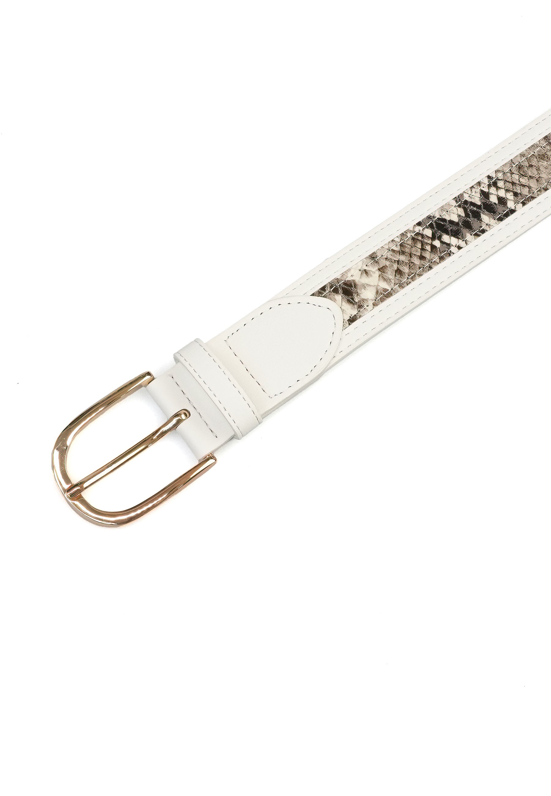 Dual Snake Print Belt