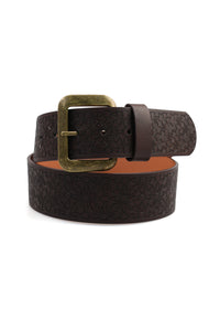 Elegant Brown Broad Belt