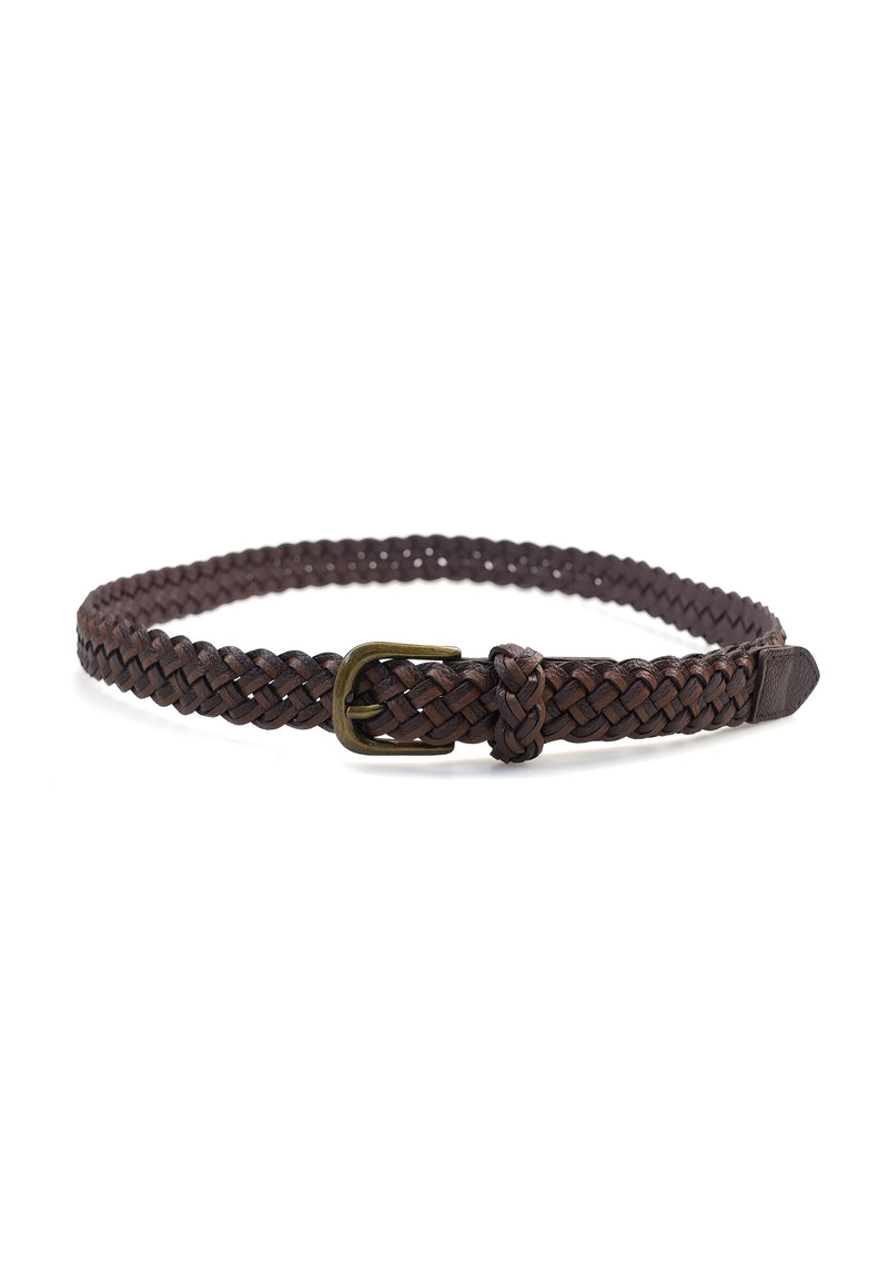 Contemporary Round Buckle Belt