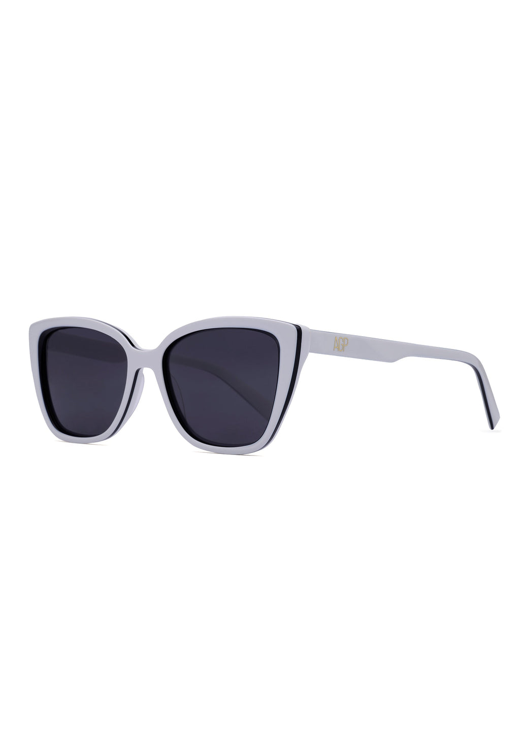 Sculpted Cat-Eye Glam Sunglasses