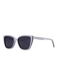 Sculpted Cat-Eye Glam Sunglasses
