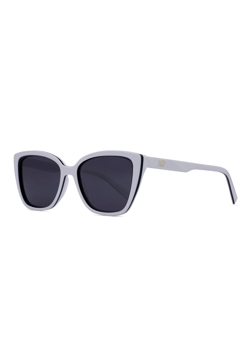 Sculpted Cat-Eye Glam Sunglasses