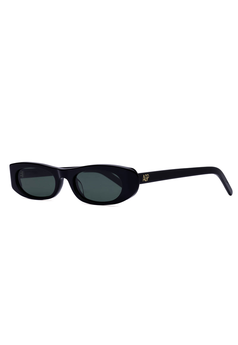 Sleek Oval Micro Sunglasses